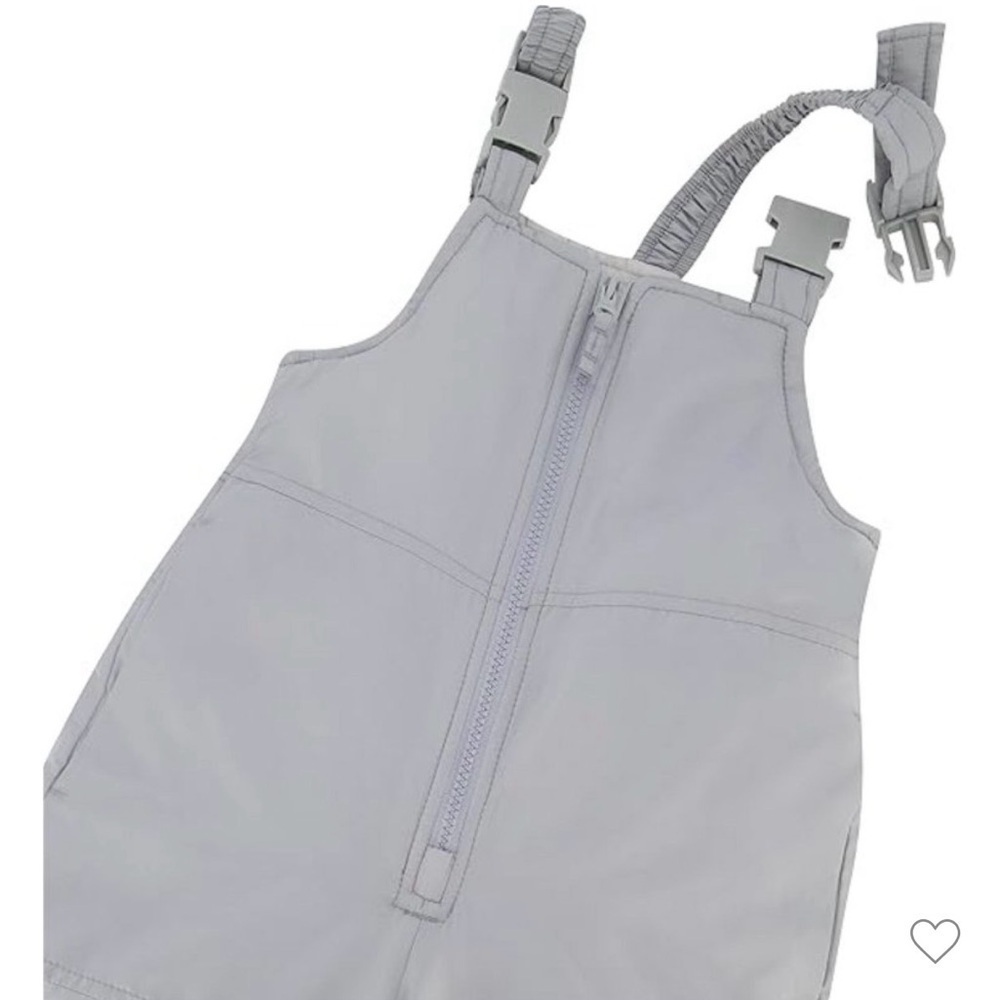 Jessica Simpson Kids Overalls in Soft Gray - Picture 2 of 6